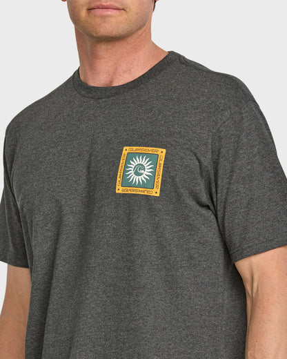 Sun Roots Organic Heather T-Shirt - Silver White Heather