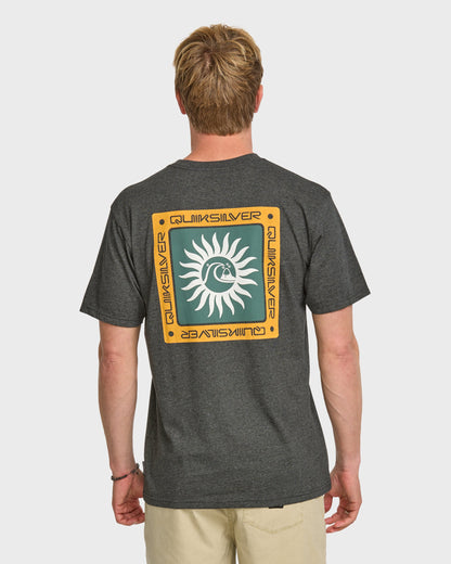 Sun Roots Organic Heather T-Shirt - Silver White Heather