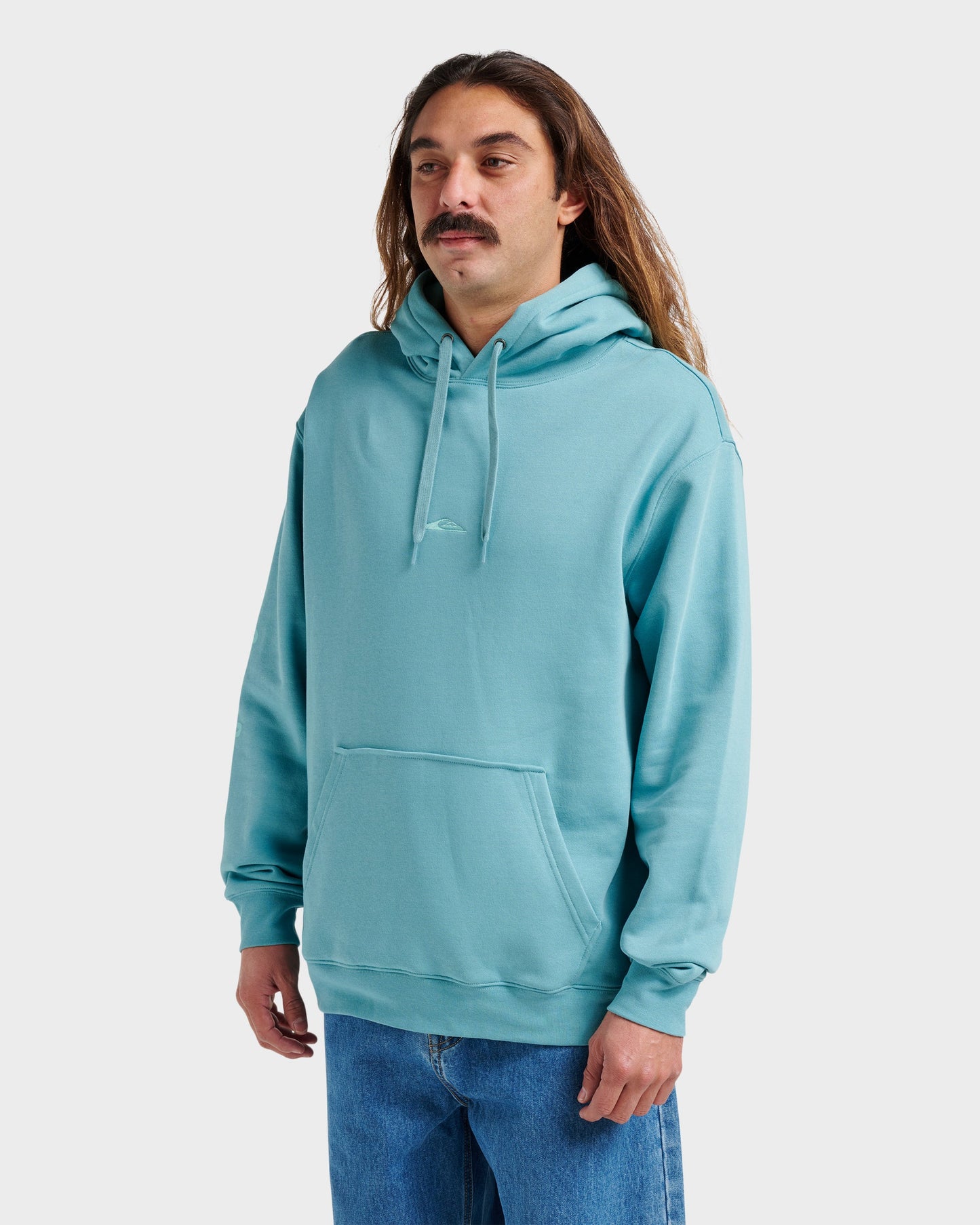 Passage Logo Hoodie - Dusty Turquoise