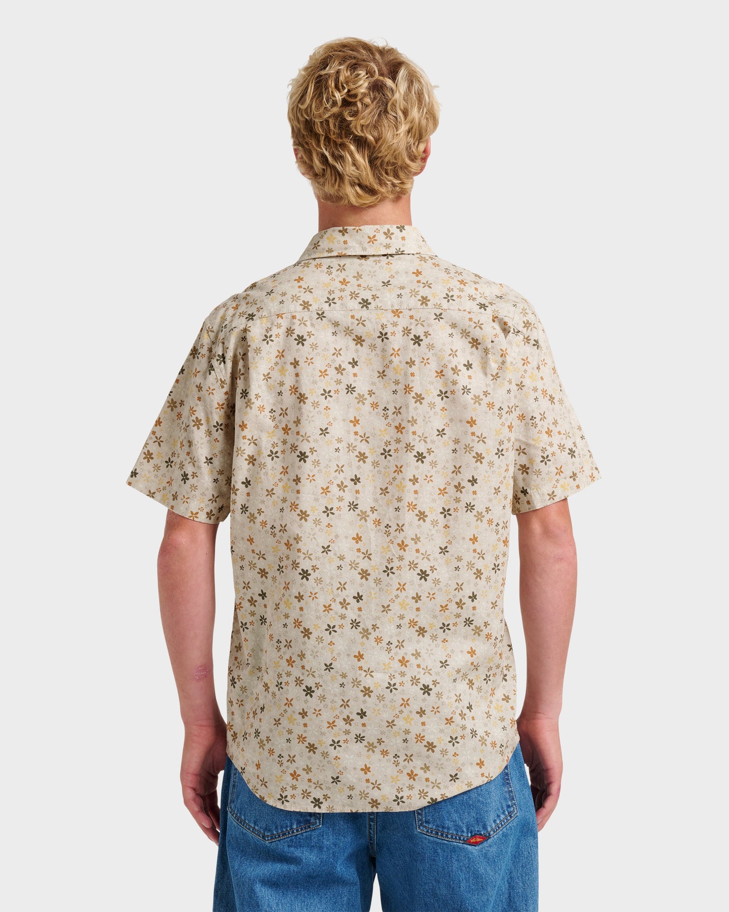 Ditsy Mini Classic Short Sleeve Shirt - Moonstruck
