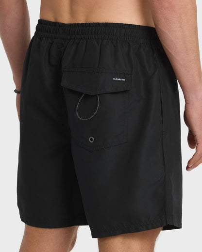 Everyday Solid 17" Swim Trunks - Black