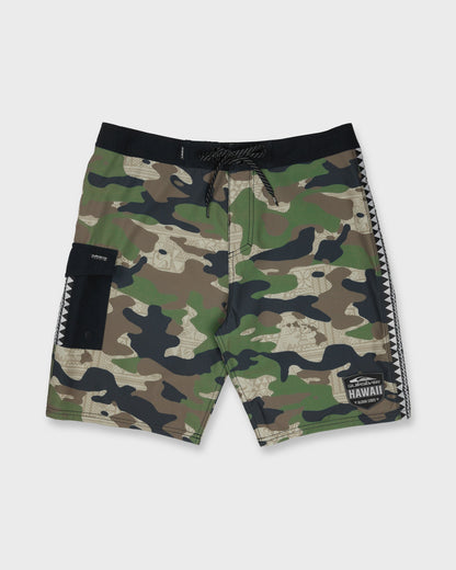 Hi Sidewind 20" Boardshorts - Camo