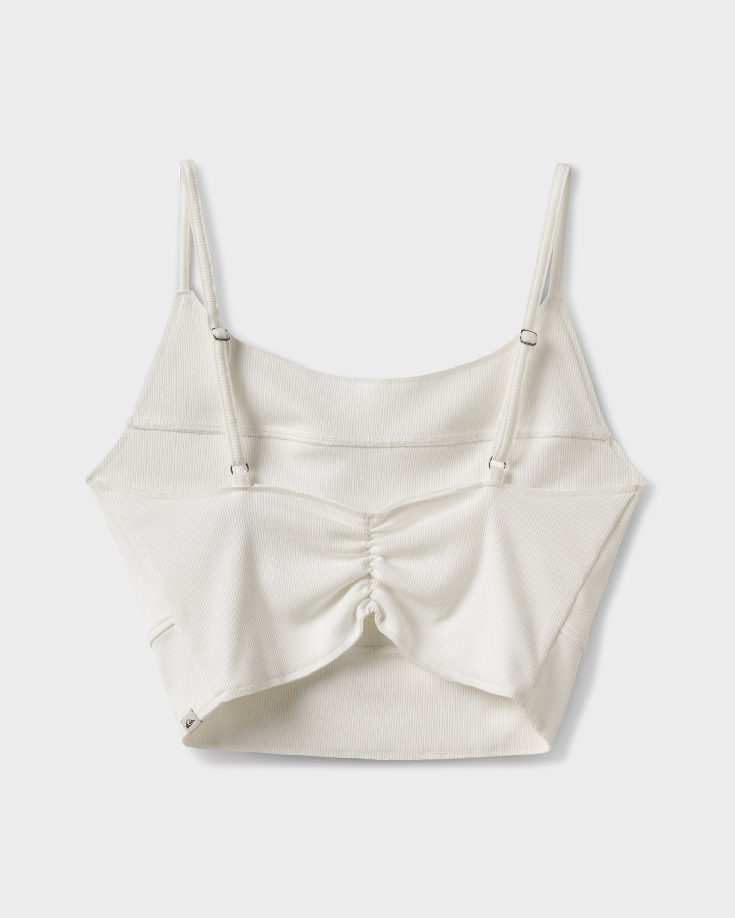 Rhea Solid Cropped Rib Tank