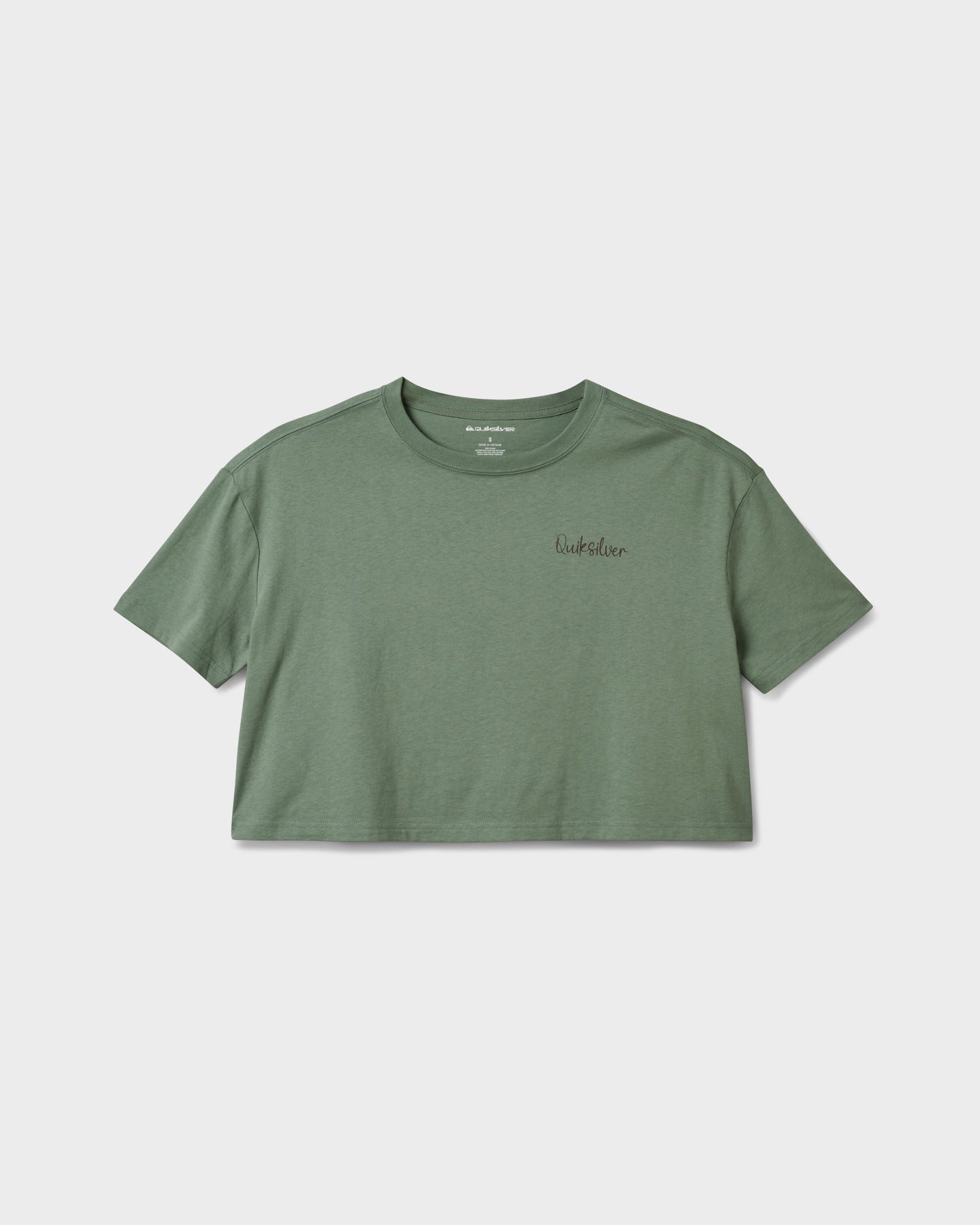 Island Time Short Sleeve Cropped Boyfriend T-Shirt
