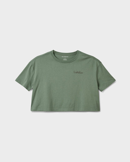 Island Time Short Sleeve Cropped Boyfriend T-Shirt
