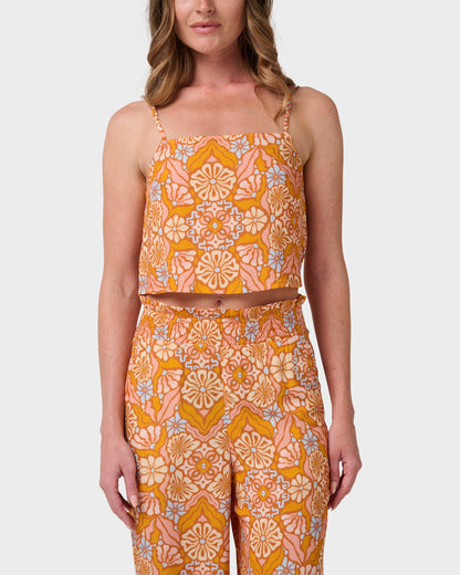Jessa Sun Blooms Print Cami Top