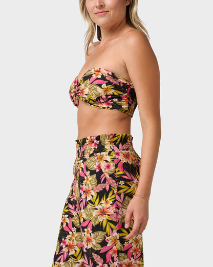 Sunkissed Maui Vacation Print Bandeau Top