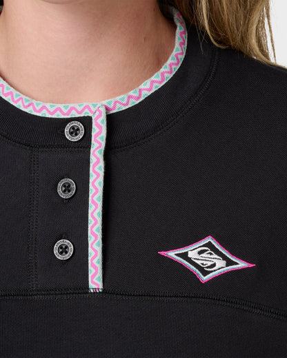 Shallow Waters Henley Sweatshirt
