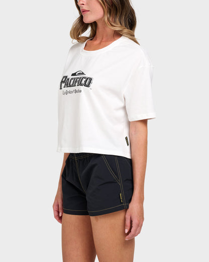 Quiksilver X Pacifico Cropped Boyfriend T-Shirt