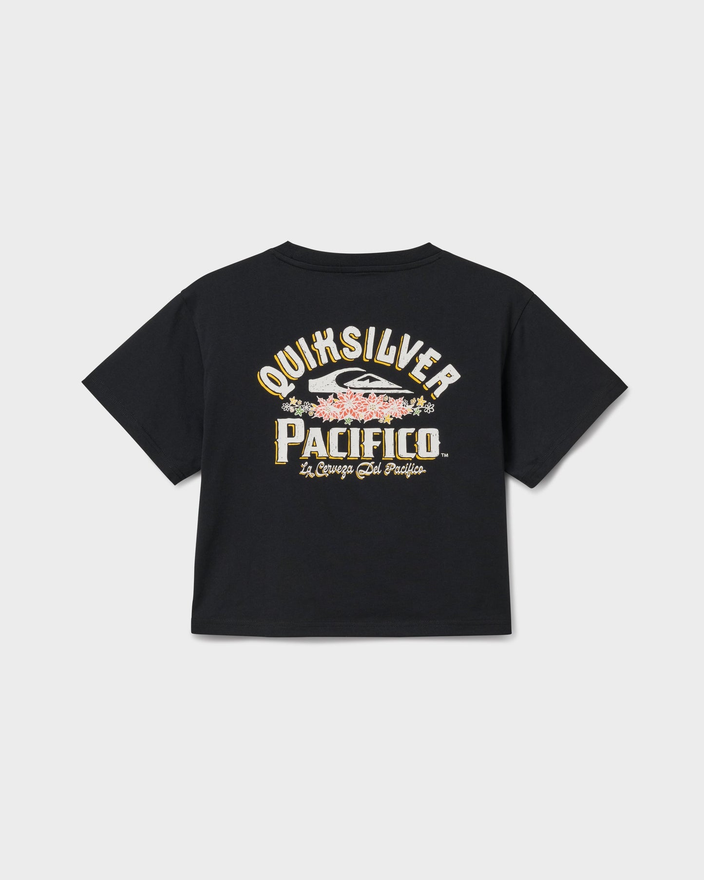 Quiksilver X Pacifico Sign Lock Cropped Boyfriend T-Shirt
