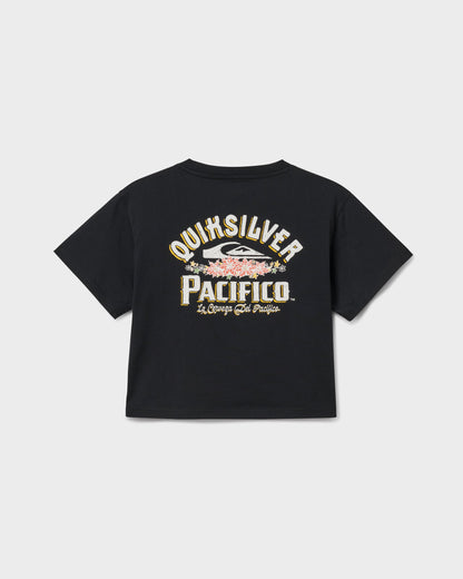 Quiksilver X Pacifico Sign Lock Cropped Boyfriend T-Shirt