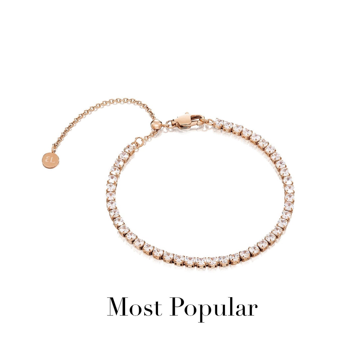 Tennis Bracelet - Rose Gold