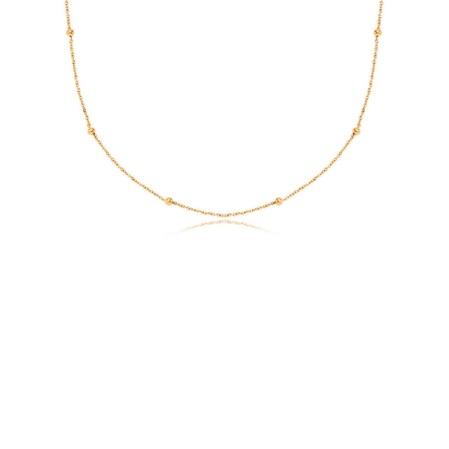 Written In The Stars Handwriting Tag Necklace (Gold)