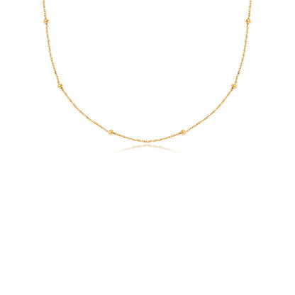 Written In The Stars Handwriting Tag Necklace (Gold)