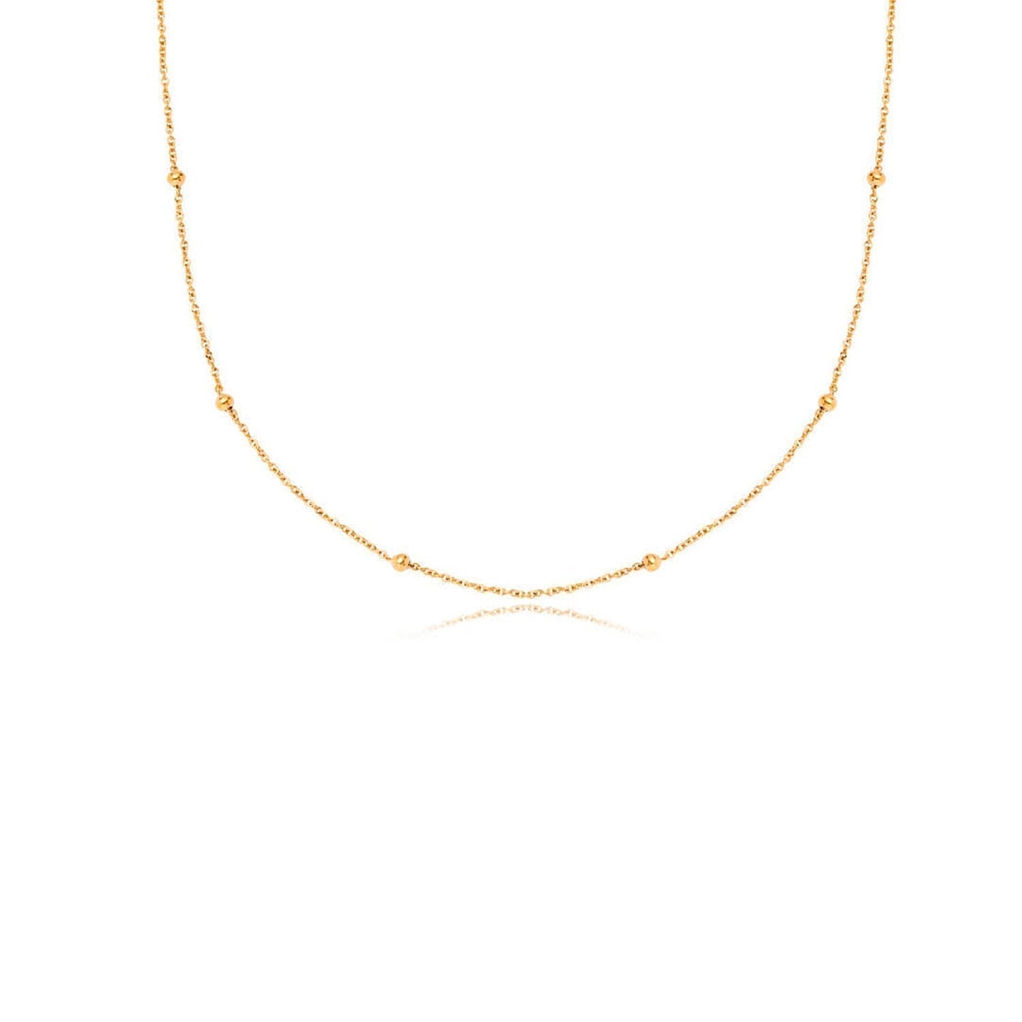 Written In The Stars Handwriting Tag Necklace (Gold)