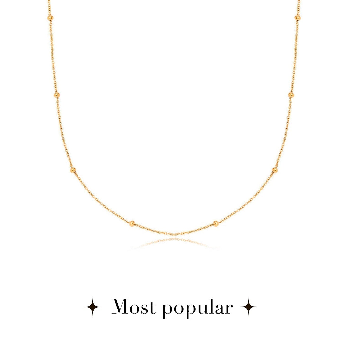 Written In The Stars Handwriting Tag Necklace (Gold)