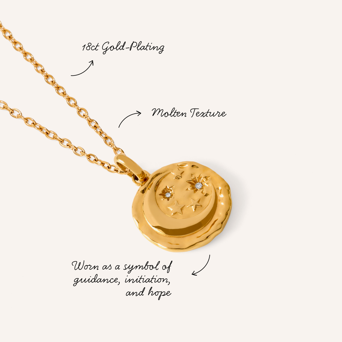 Talisman Celestial Necklace (Gold)