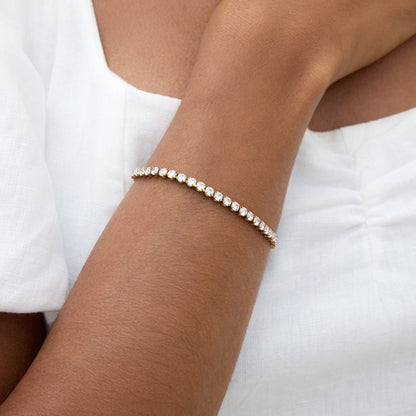 Tennis Bracelet - Rose Gold