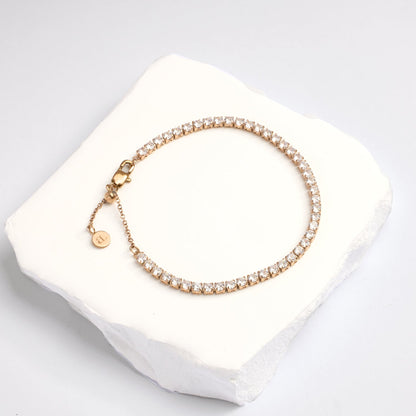 Tennis Bracelet - Rose Gold