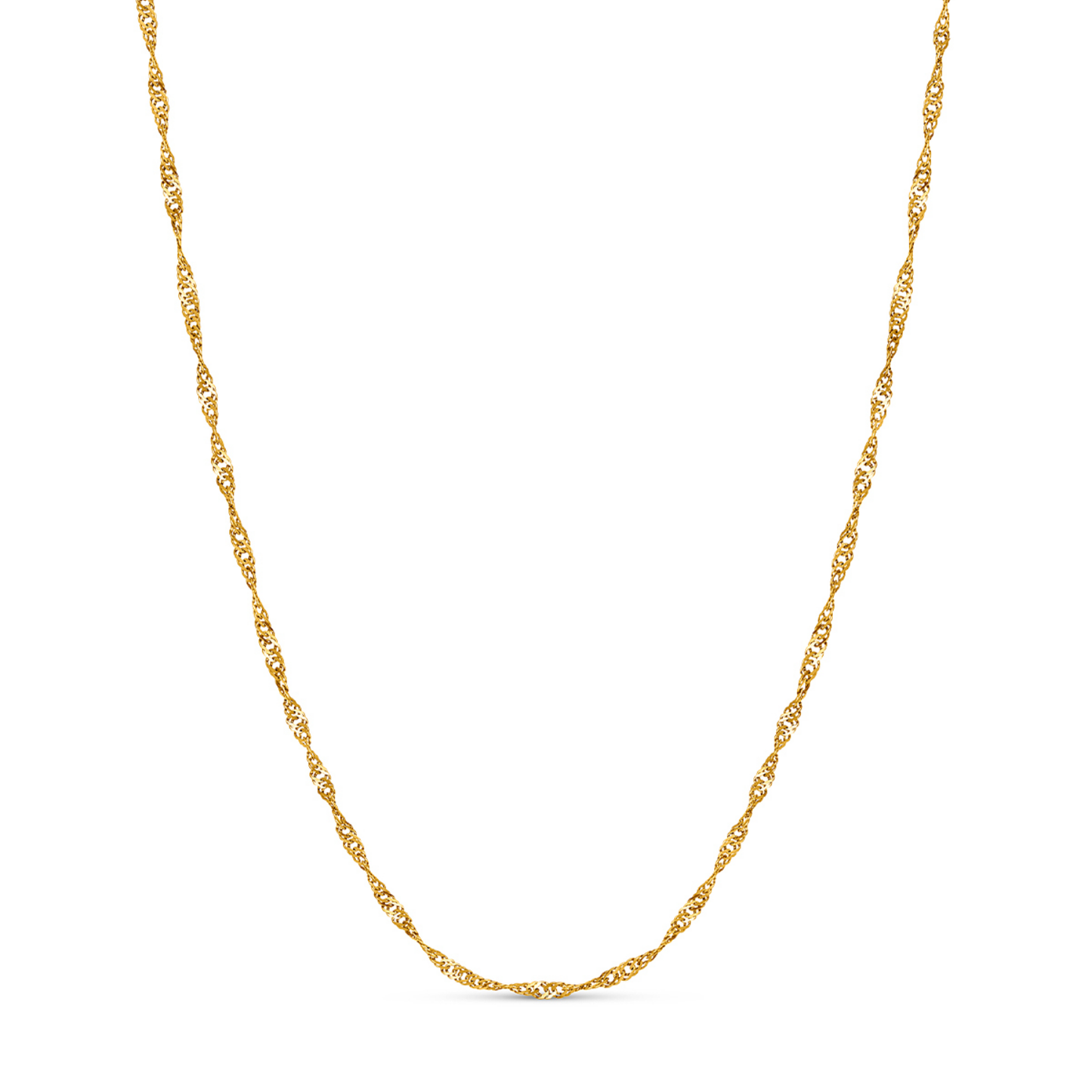Written in The Sand Initial Necklace (Gold)