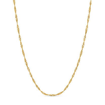 Written in The Sand Initial Necklace (Gold)