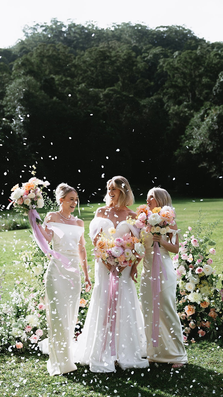 Biodegradable Confetti Cannon – White Circles