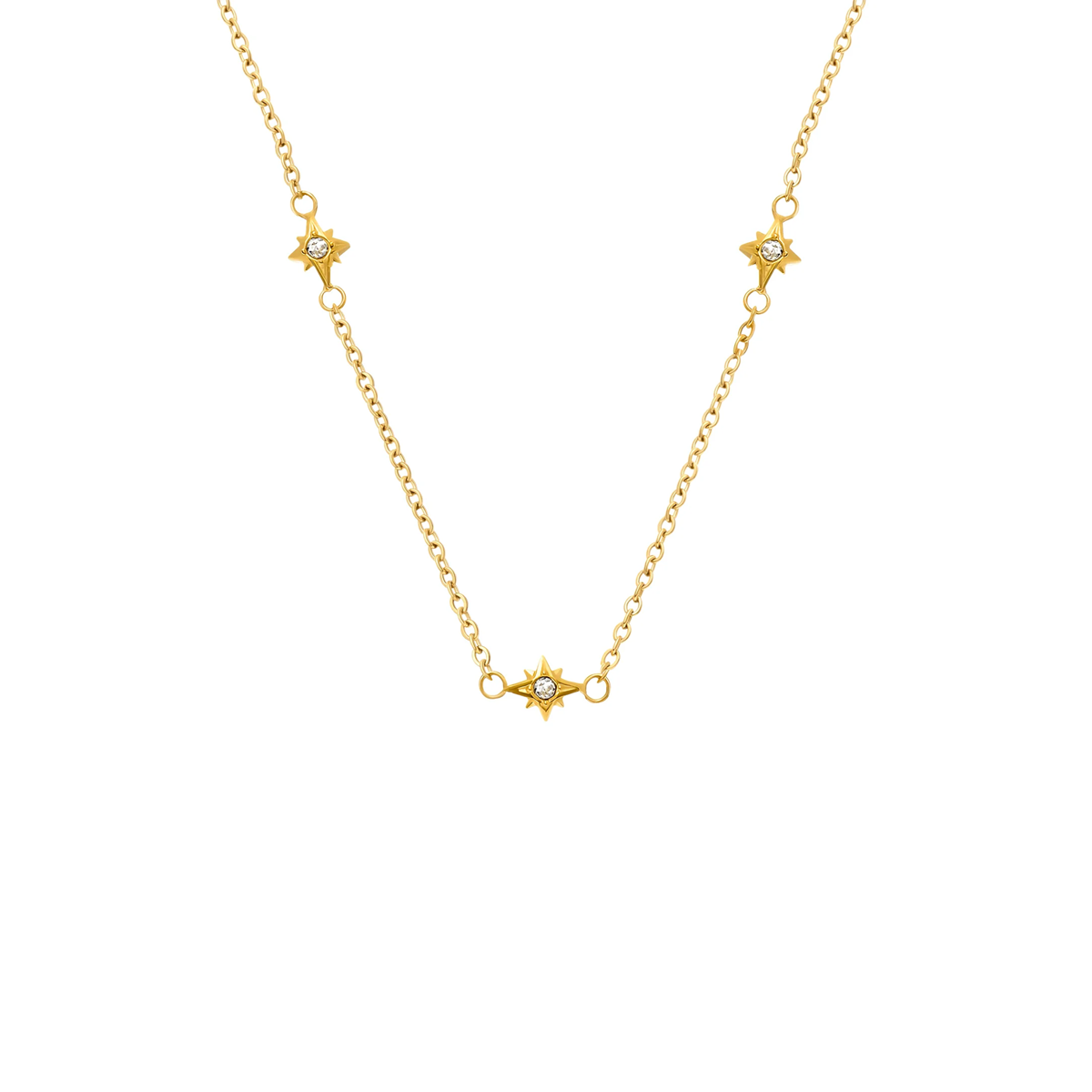 Written in the Stars Initial Necklace (Gold)