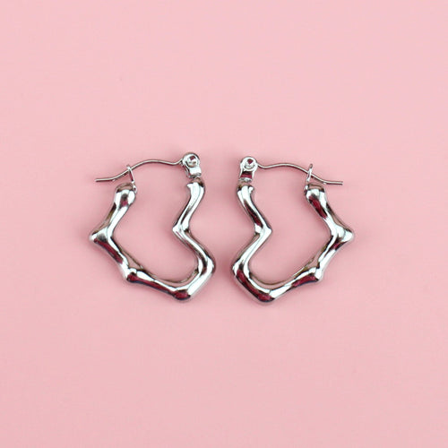 You Make My Heart Melt Hoop Earrings