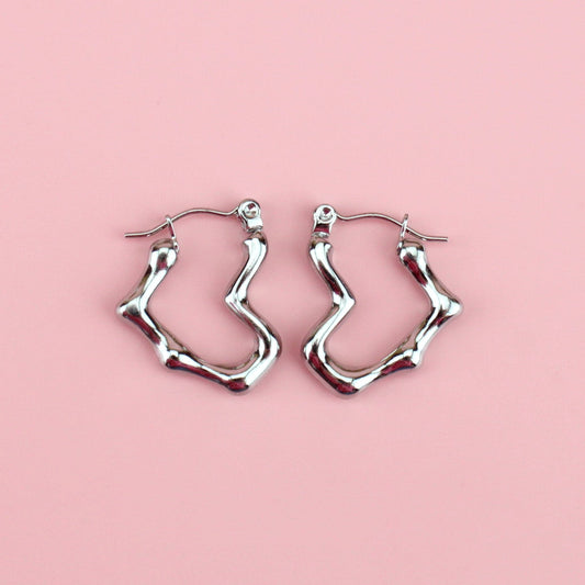 You Make My Heart Melt Hoop Earrings