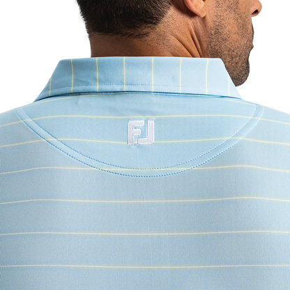 Abyss Stripe Lisle - Blue Breeze / Sage Green / White