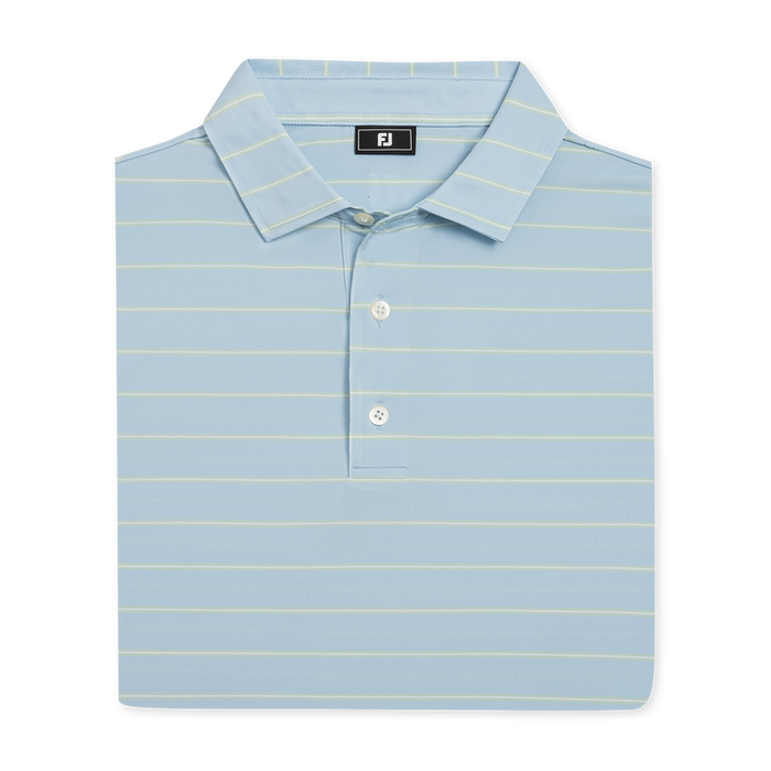 Abyss Stripe Lisle - Blue Breeze / Sage Green / White