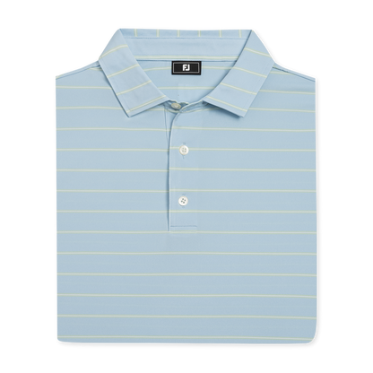 Abyss Stripe Lisle - Blue Breeze / Sage Green / White