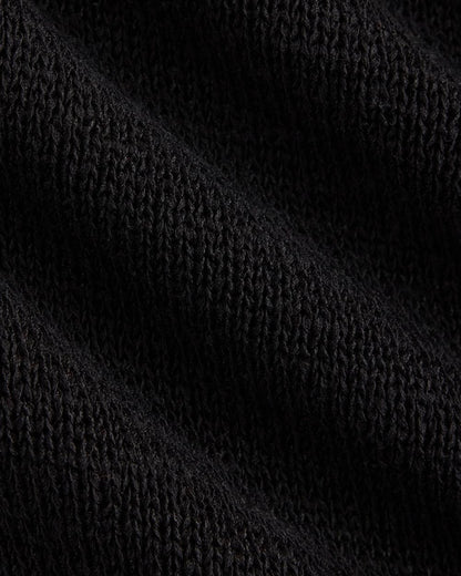 Sweater Racerback Midi Dress | Black