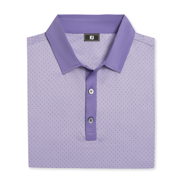 Athletic Fit Micro Flower Lisle (Men's) - Lavender / Lilac