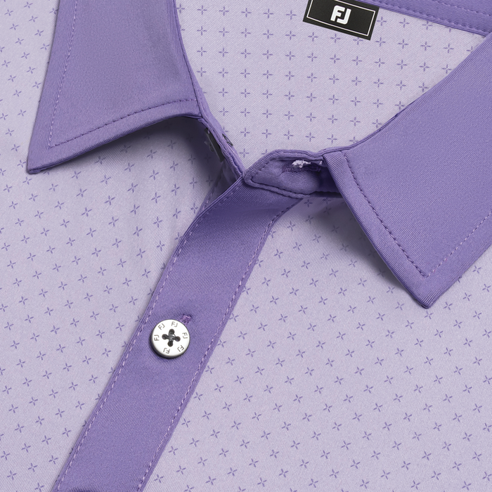 Athletic Fit Micro Flower Lisle (Men's) - Lavender / Lilac