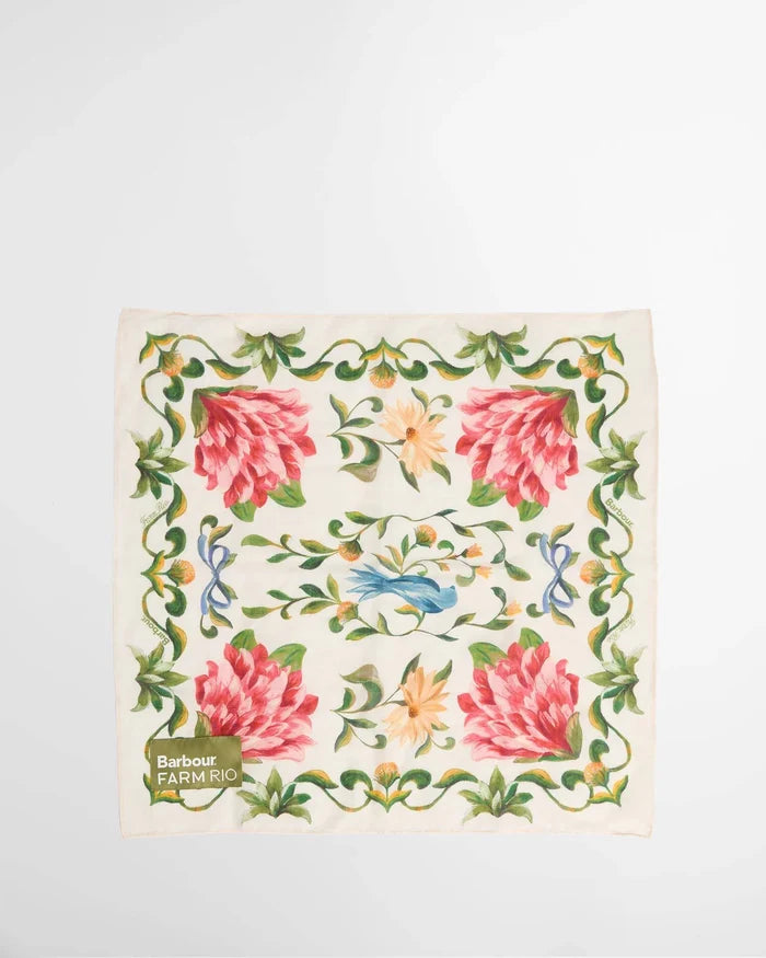Azelia Scarf (Cream Spring Petal)