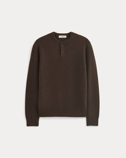 Henley in Wool Cashmere | Americano