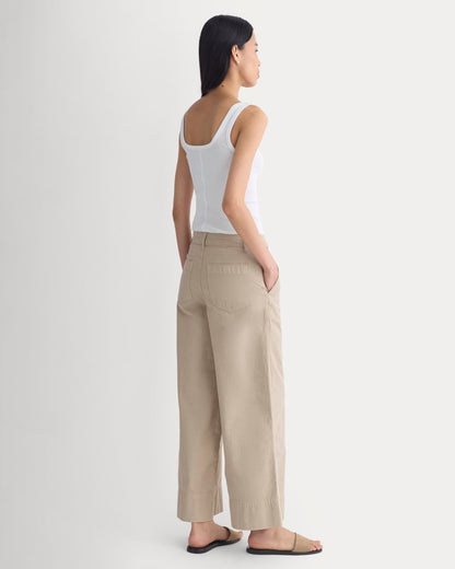Seamed Wide-Leg Pant | Trench Coat Khaki