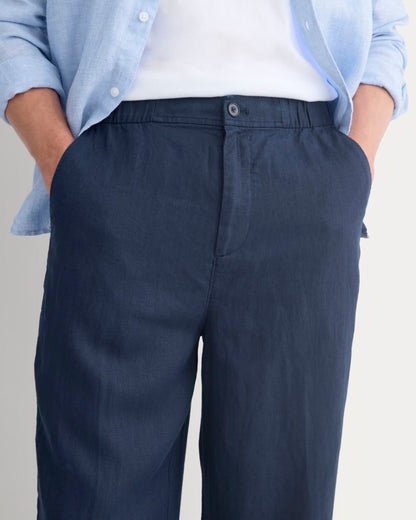 Linen Easy Pant 2.0 | Navy