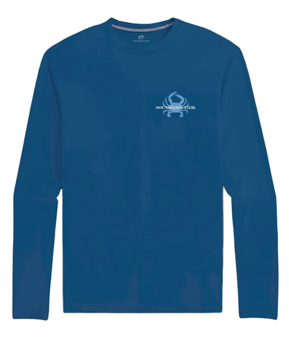 Blue Crab Tee (Nautical Blue)