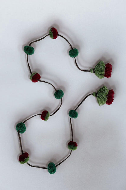 Christmas Pom Pom Garland