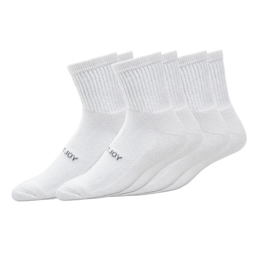 ComfortSof Quarter 3-Pack - White