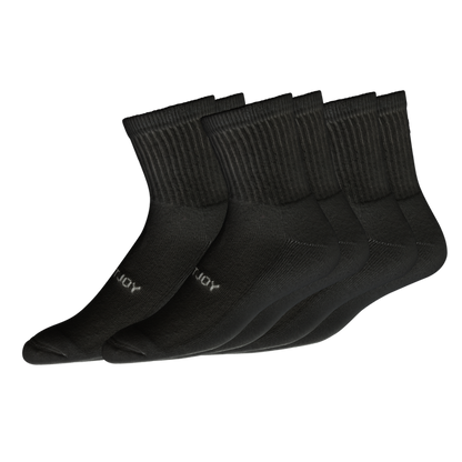 ComfortSof Quarter 3-Pack - Black
