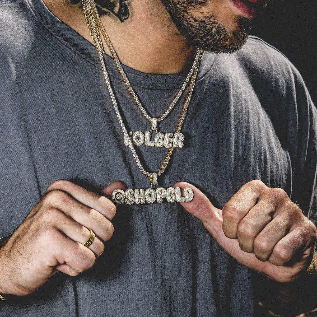 Custom Bubble Necklace Additional Letters