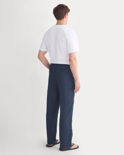 Linen Easy Pant 2.0 | Navy