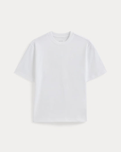 Archive Relaxed-Fit Cotton Crew | White