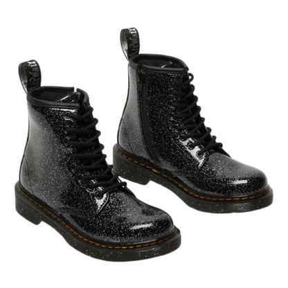 Dr. Martens Little Kids' 1460 Glitter Lace-Up Boots – Black Cosmic Glitter