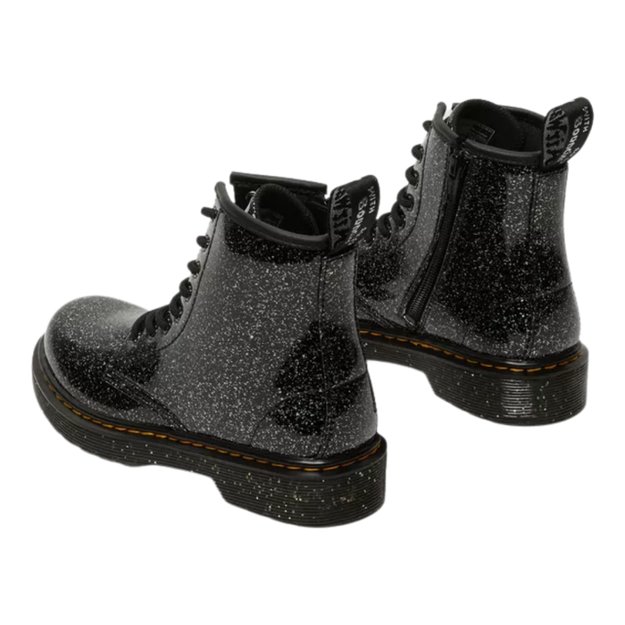 Dr. Martens Little Kids' 1460 Glitter Lace-Up Boots – Black Cosmic Glitter