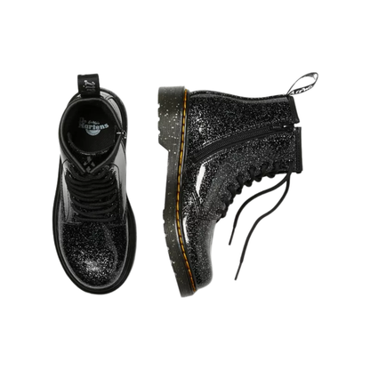 Dr. Martens Little Kids' 1460 Glitter Lace-Up Boots – Black Cosmic Glitter