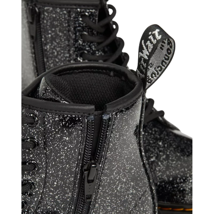 Dr. Martens Little Kids' 1460 Glitter Lace-Up Boots – Black Cosmic Glitter